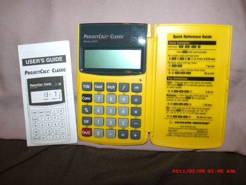 ProjectCalc Classic Model 8503 Construction Calculator by Calculated Industries