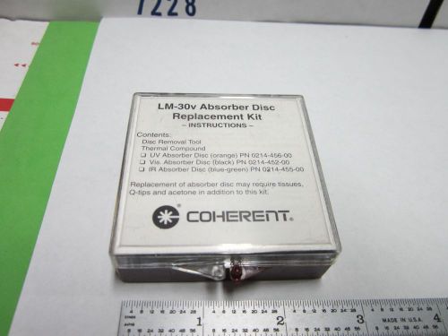 OPTICAL COHERENT LM-30v ABSORBER DISC KIT LASER OPTICS BIN#Q9-21