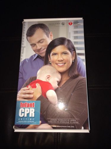 Infant cpr anytime - light skin (english/spanish) kit: manikin and bilingual dvd for sale