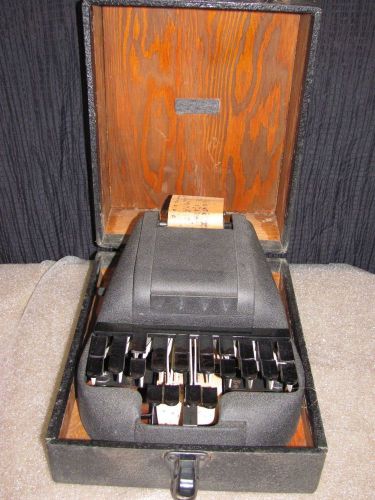 ANTIQUE STENOTYPE WITH ORIGINAL BOX &amp; LITERATURE 1933