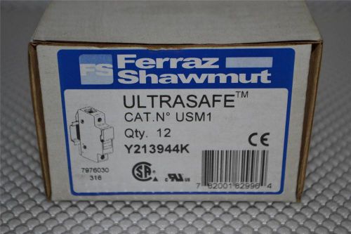Box of 11 ferraz shamut ultrasafe fuse holder usm1 30a 800vac y213944k for sale