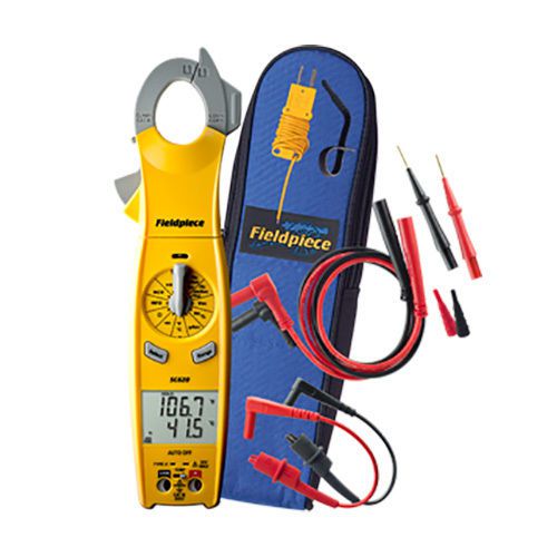 Fieldpiece sc620 loaded clamp meter with swivel head for sale