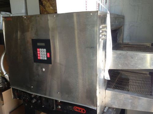 CTX DZ-33 DOUBLE 18&#034; BELT ELECTRIC CONVEYOR PIZZA OVEN MIDDLEBY MARSHALL 1 / 3PH