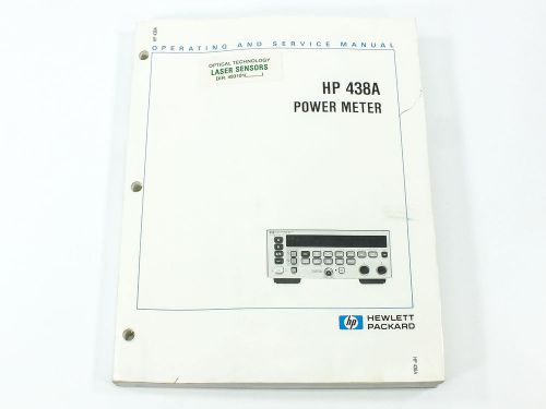 HP Power Meter Operating and Service Manual 438A