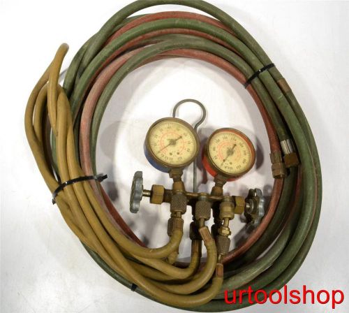 Uniweld 2-valve Brass Manifold and Hoses 9130-49