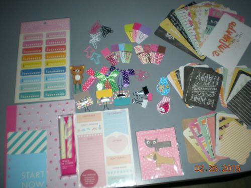 Kikki K Filofax  Planner Pad,Pens,Paper Clips,Life Project Cards
