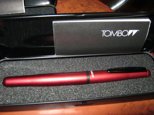 Tombow Object fountain pen crimson red body fine nib New