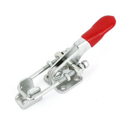 Red plastic coated handle latch type toggle clamp hand tool 40323 160kg 353lbs for sale