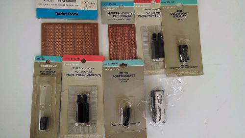 Diodes, Capacitors Electrolitic &amp; Ceramic,  PC Boards,  Mosfet, Phone Socket,NOS