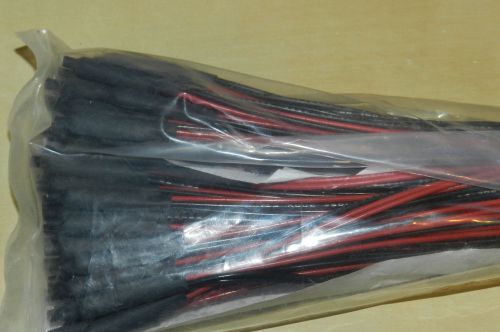 End of line resistors sleeving / red 1k /black 2k  Lot of 2