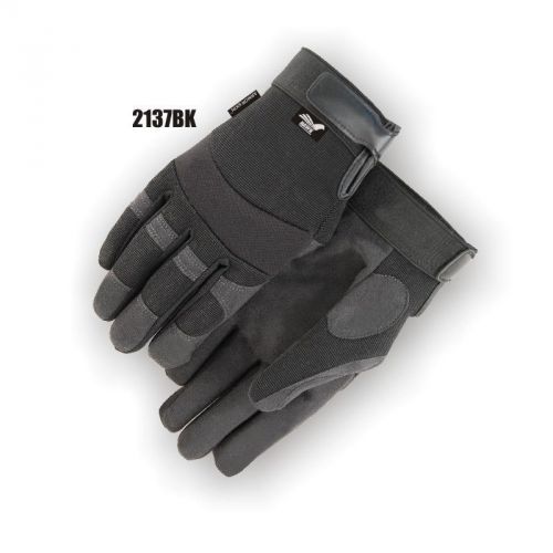 Mechanics style armorskin synthetic leather glove 2137bk  xl for sale