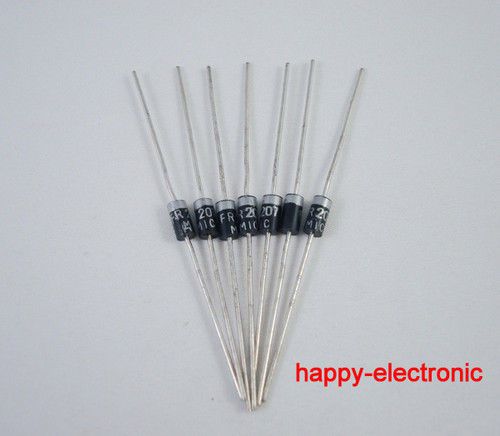 100PCS  FR207 2A 1000V Fast Recovery Diodes