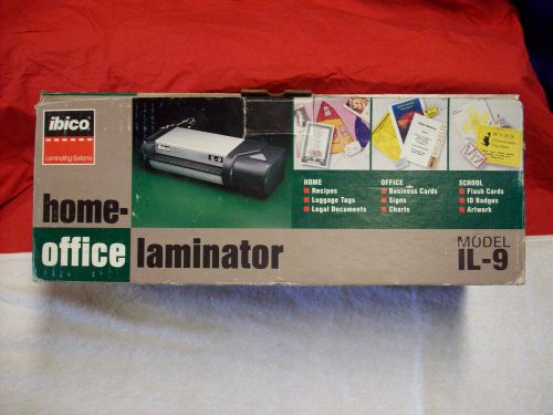 New oem ibico il-9 home office commercial pro laminator sealer large machine nib for sale