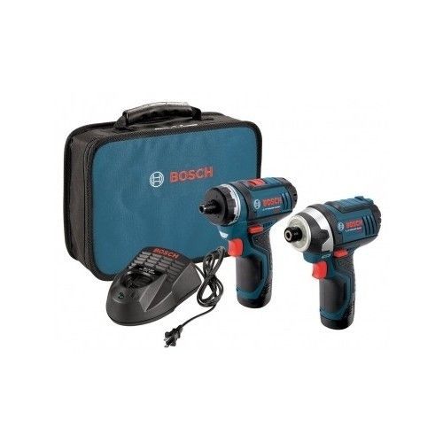 Bosch 12-Volt Max Lithium-Ion 2-Tool Combo Kit Drill Driver Impact Case Charger
