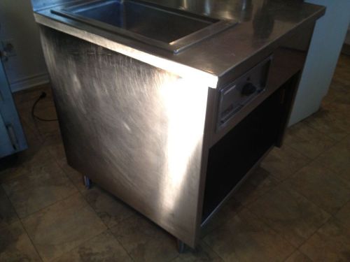 Wells steam server in stainless steel cabinet for sale