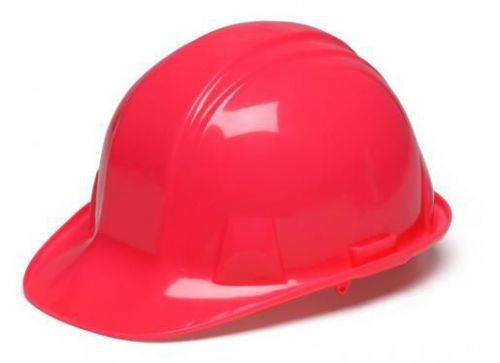 New Hard Hat Pyramex Cap Style 4pt Ratchet Pink ANSI Approved HHP14170
