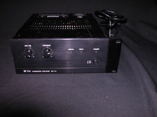 TOA Integrated Amplifier BG-115 Paging and BGM