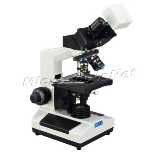 Omax enhanced darkfield lab compound microscope 1000x+1.3mp digital camera for sale