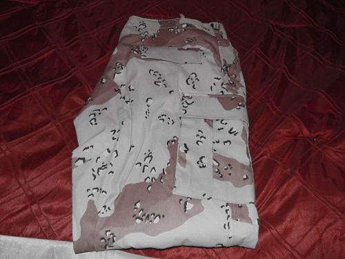 Milatary cargo  camo pants 43-47 x 30 adjustable waist for sale