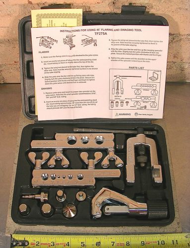 BLUE-POINT TOOLS MODEL No. TF275A, 45 DEGREE SINGLE FLARING &amp; SWAGING TOOL SET