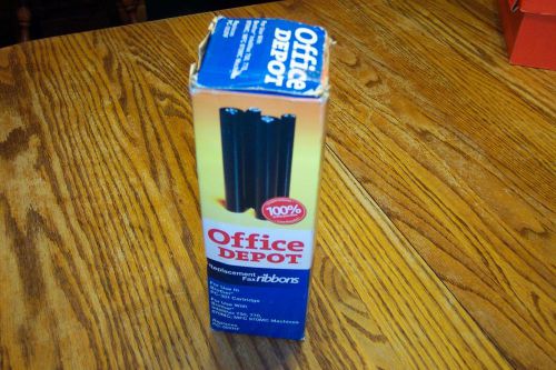 OFFICE    DEPOT REPLACEMENT FAX RIBBONS (2) NEW