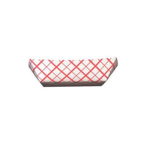SCT® 1 lb Paper Food Baskets in Red / White