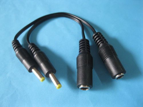 10 pcs DC Power Jack 5.5x2.1mm Female to 4.0x1.7mm Male Plug Cable 18cm 0.18m
