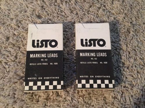 2 boxes of listo marking pencil refill green 72\box pens marker mechanical lead for sale