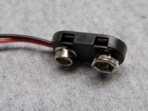 9V Battery Clip Snap Connector for FUZZ &amp; FX Pedals Wah Stomp Box - US Seller