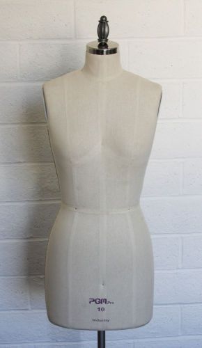 Professional Dress Form Sewing Tailor Dummy Mannequin Size 10 Slight Damage