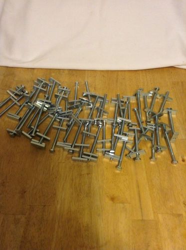 50 pc. of new draw bolts - 1/4 inch-20 x 3-1/2 inches zinc coated for sale