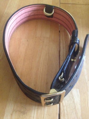 Don hume model b 103 black leather size 26 police duty belt for sale