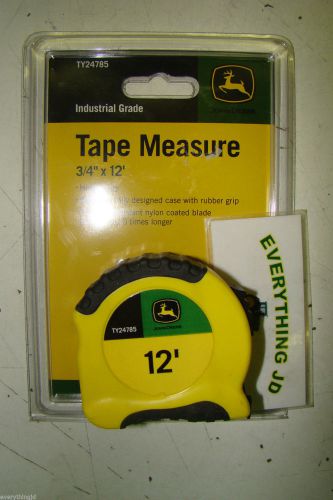 John Deere Industrial Grade 3/4&#034; x 12&#039; Tape Measure - TY24785