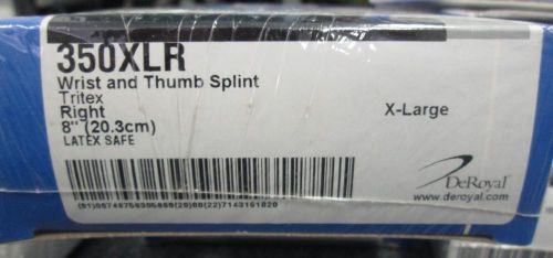 Deroyal wrist &amp; thumb splint right xl ref. 350xlr for sale