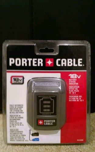 Porter Cable 18V Battery Charge Status Indicator PCC580B Lithium Ion or NiCd NEW