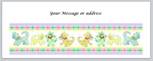 30 Personalized Return Address Labels Cats Buy 3 get 1 free (ct226)