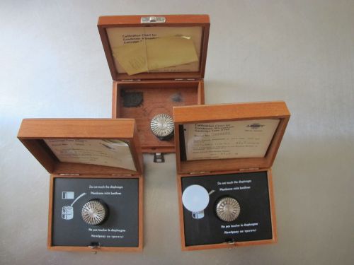 lot of 3 bruel kjaer condenser microphones 4144 4131 with boxes and charts