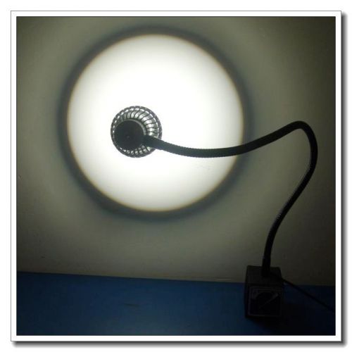 LED GOOSE NECK WORK LIGHT ON STRONGEST MAGNETIC BASE - 75cm 30&#039;&#039; FLEXIBLE SHAFT