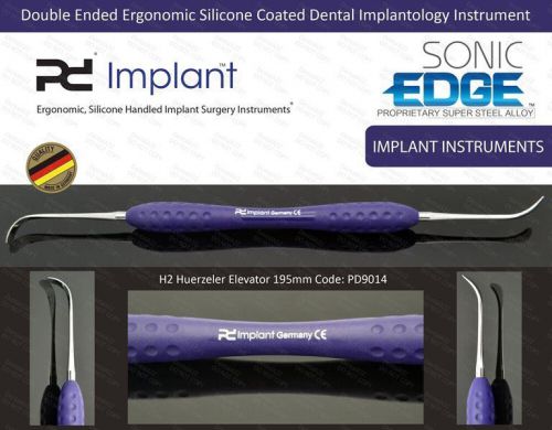H2 Huerzeler Elevator 195mm, ErgoSoft Silicone Dental Implant Instrument