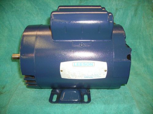 Leeson 1.5hp ac motor a6k34dk4b, 115/230vac 60hz. rpm 3450  f56c frame for sale