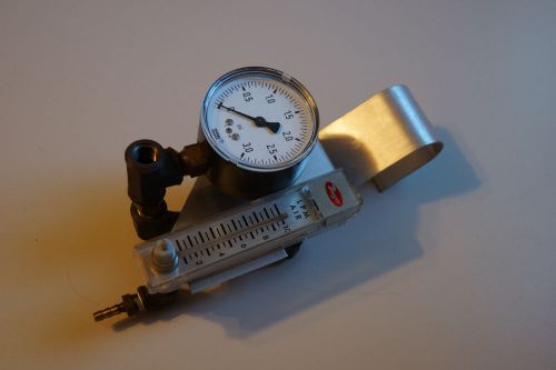 DWYER INSTRUMENTS RMA FLOWMETER  AND PSI GAUGE