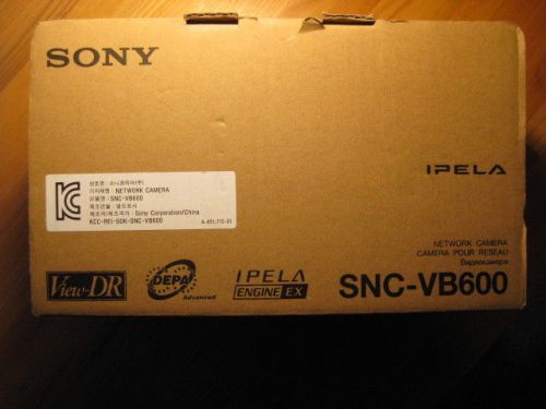New Sony SNC-VB600 720P Network Camera
