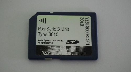 PostScript Unit Type 3010 FOR MP2510 MP3010