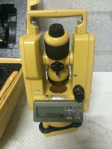 Topcon DT-209  9-Second Digital Theodolite With Case &amp; Manual
