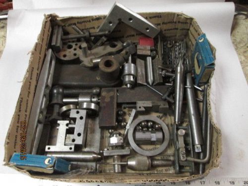 MACHINIST LATHE MILL Machinist Lot Of Centers Chucks Cutters Stop Parts Etc