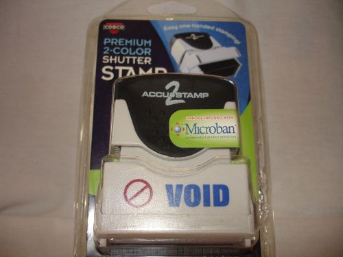 COSCO 035539 ACCU-STAMP 2 Shutter VOID 2 Color