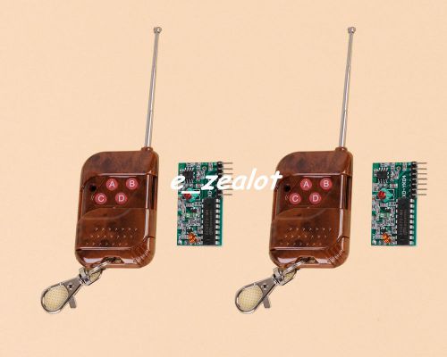 2pcs IC2262/2272 4 channel 4 key wireless remote control kits