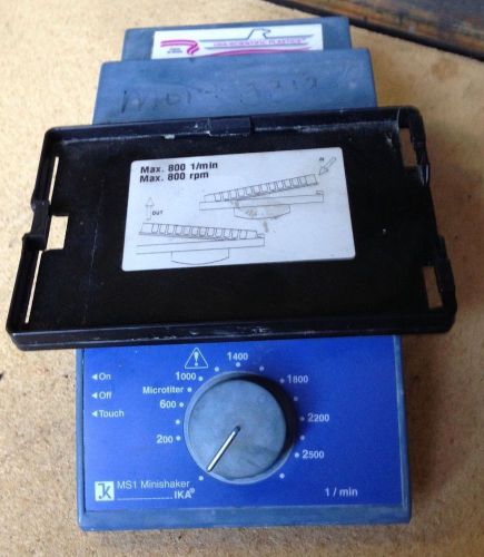 IKA MS1 Minishaker Microplate shaker, 200 - 2500 rpm, 115 V