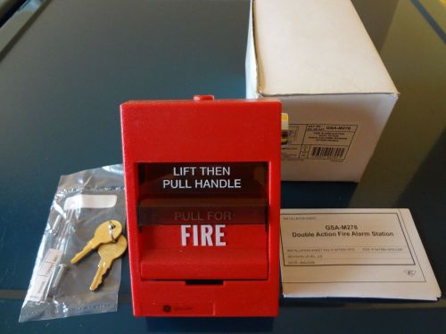 Brand New GE Vigilant GSA - M278 Double Action Fire Alarm Manual Pull Station