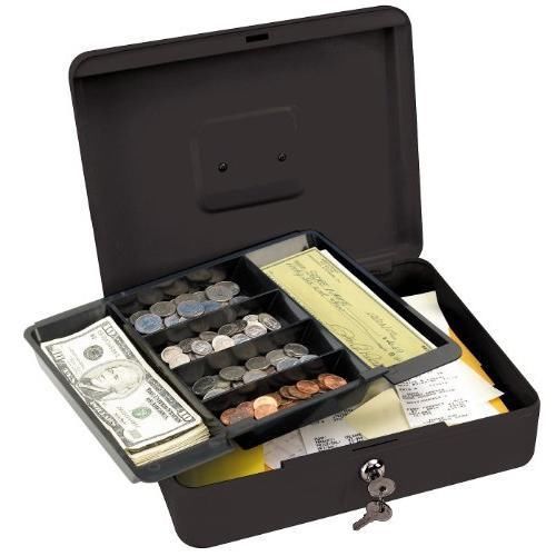 Master lock 7111d locking cash box with 6 compartment tray new for sale
